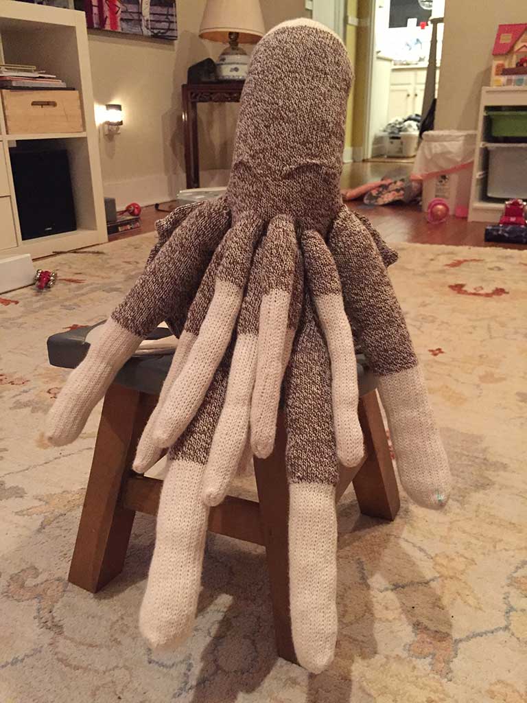 Cthulhu Sock Monkey Front